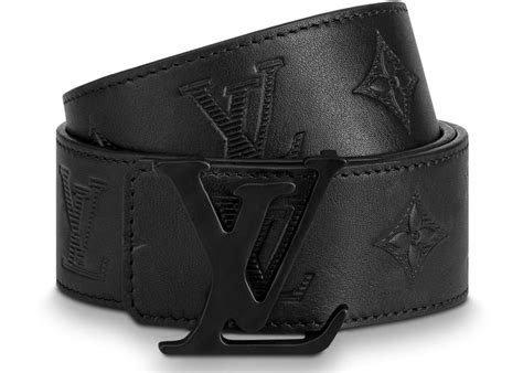 all black louis vuitton belt authentic